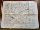 Original WW2 British Army OS Map of Great Britain - Rugby - The Militaria Shop