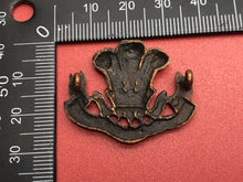 Load image into Gallery viewer, Genuine British Army Cap Badge Welsh Regiment Pre-1950
