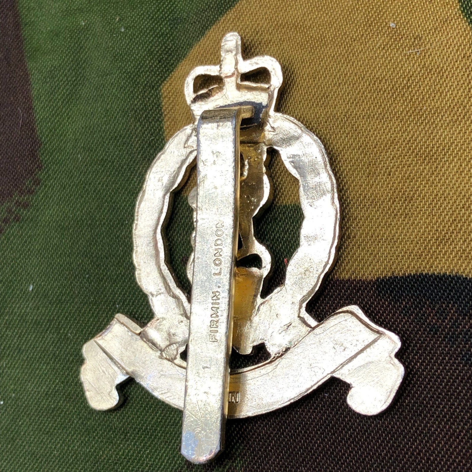 Original British Staybrite Army Cap Badge - Adjutant General's Corps - The Militaria Shop