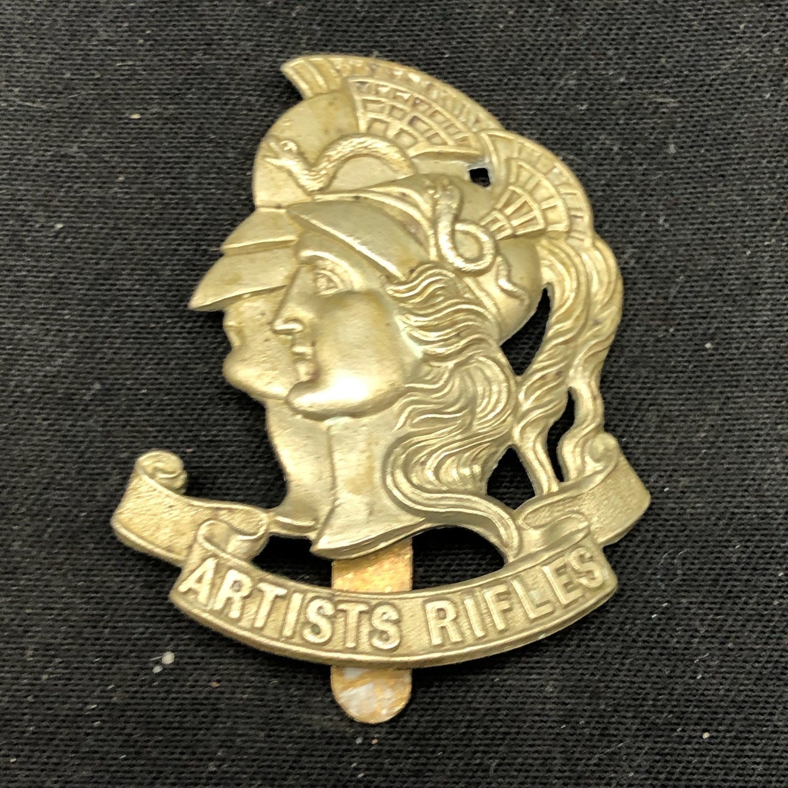 28th Battalion London Regiment Artist's Rifles - British Army Cap Badg