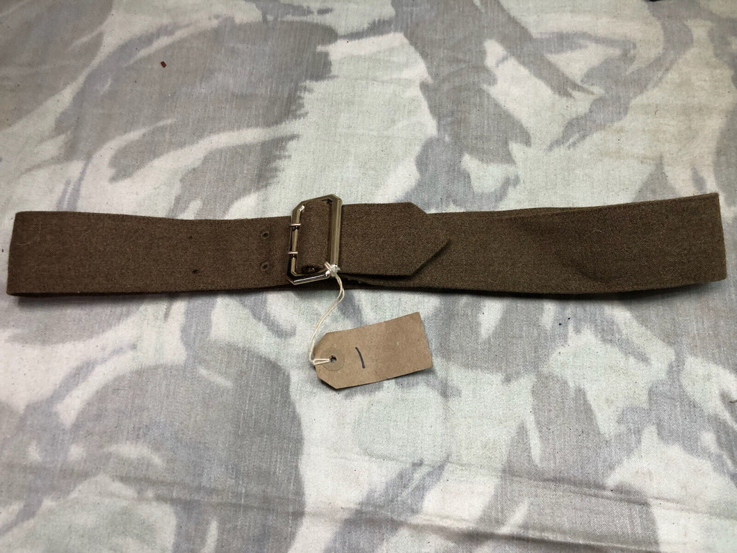 Genuine British Army No2 Dress Uniform Jacket Belt - 34