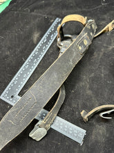 Load image into Gallery viewer, Original German Army WW2 Style Solider Equipment Leather Y Straps
