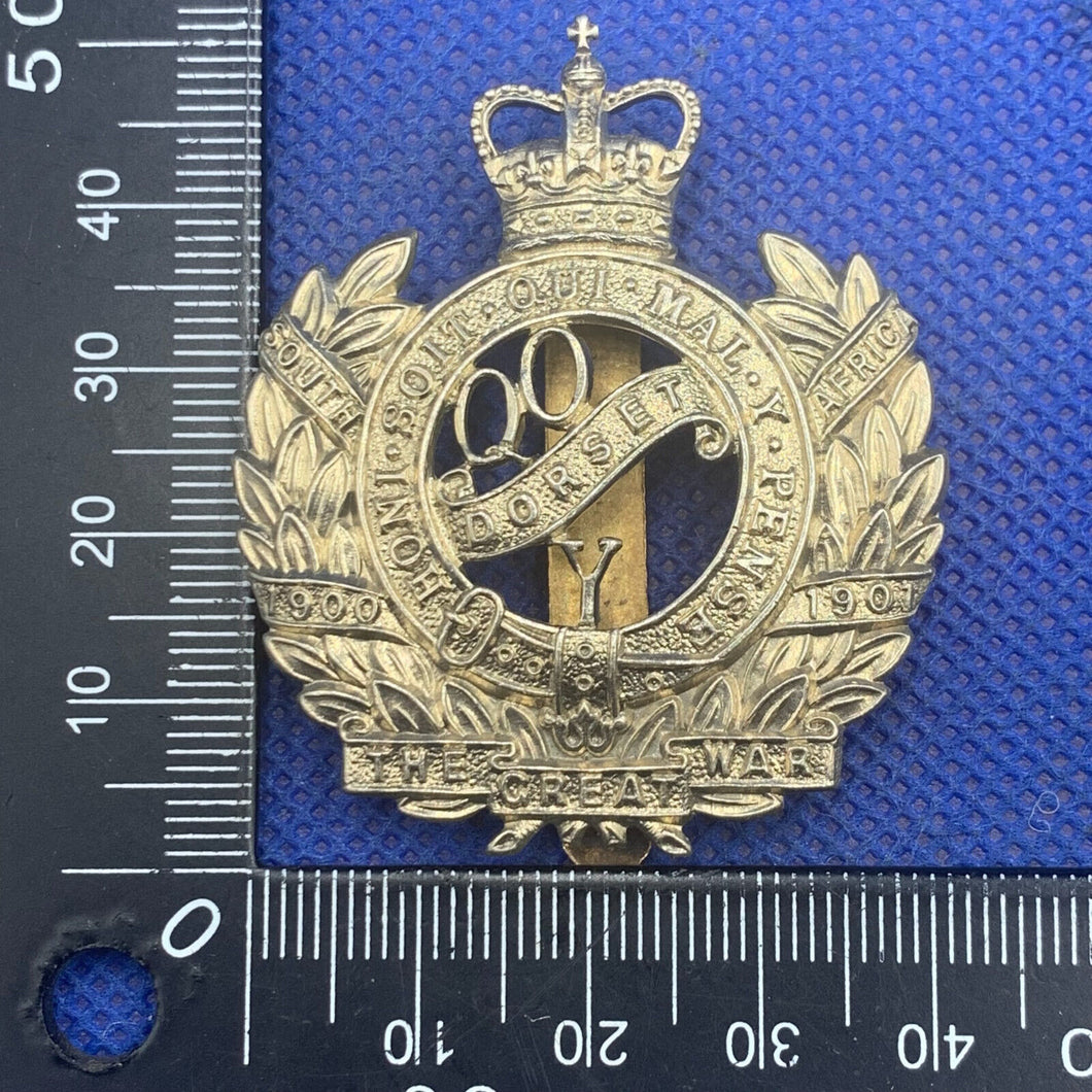 Genuine British Army Queens Own Dorset Yeomanry Cap Badge