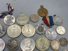 Load image into Gallery viewer, Original Group of Commemorative British Coins &amp; Medals etc
