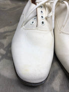 Genuine British Army Women's White Summer Shoes - WW2 Pattern - Size UK 6 M - The Militaria Shop