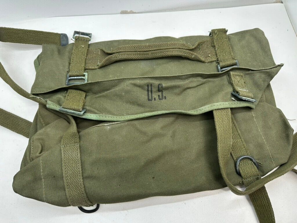 Original WW2 Korea Vietnam US Army M-1945 Field Pack Cargo Bag - NEW OLD STOCK