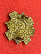 Load image into Gallery viewer, Original WW1 / WW2 British Army Highland Light Infantry Collar Badge
