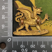 Load image into Gallery viewer, Original British Army WW2 Cap Badge - Buffs (Royal East Kent Regiment) - The Militaria Shop
