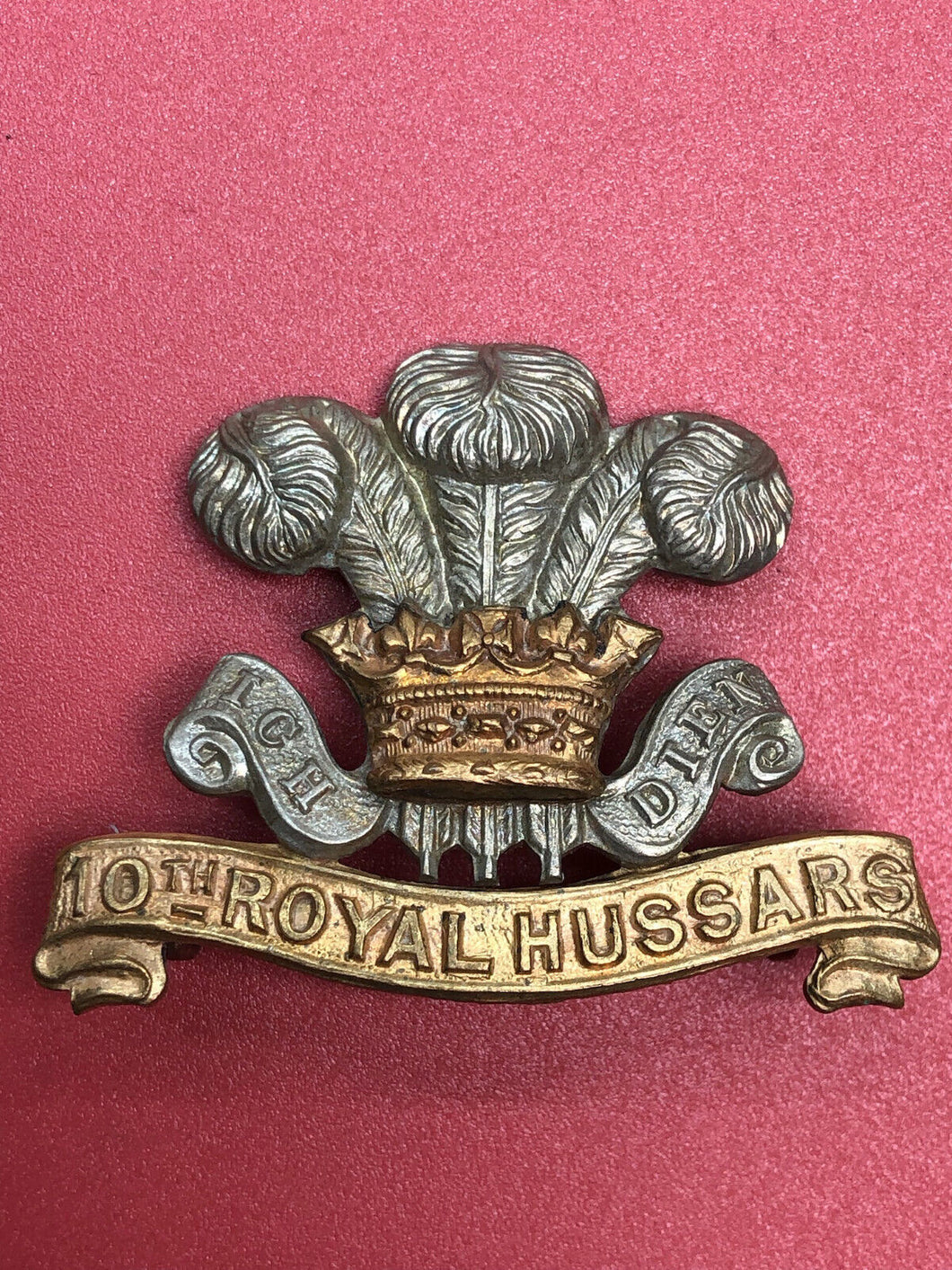 Original WW2 British Army Cap Badge - 10th Royal Hussars Regiment