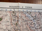 Original WW2 British Army GSGS Os Map of Great Britain - Pickering & Thirsk - The Militaria Shop