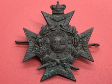 Load image into Gallery viewer, Victorian Most Honourable Order of The Bath Cap Badge Blackened Brass
