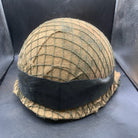 Genuine Dutch Army M53 Euroclone of US M1 Camouflaged Helmet & Liner Set - The Militaria Shop