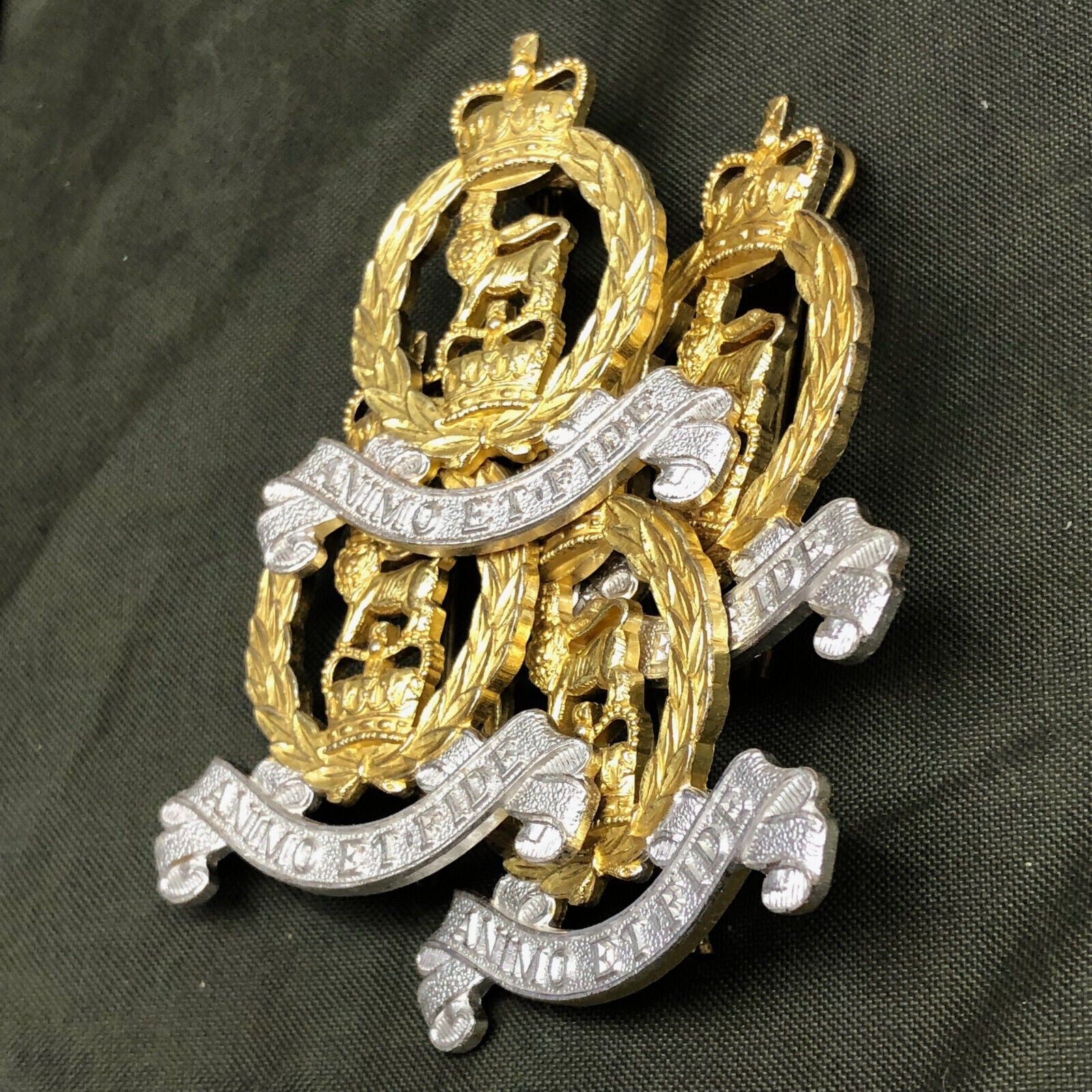 Genuine British Army Adjutant General’s Corps AGC Cap Badge - The Militaria Shop