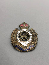 Load image into Gallery viewer, Original WW2 British Army Royal Engineers RE Tie / Lapel Pin
