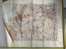 Load image into Gallery viewer, Original WW2 German Army Map of UK - Manchester / Liverpool / North West England
