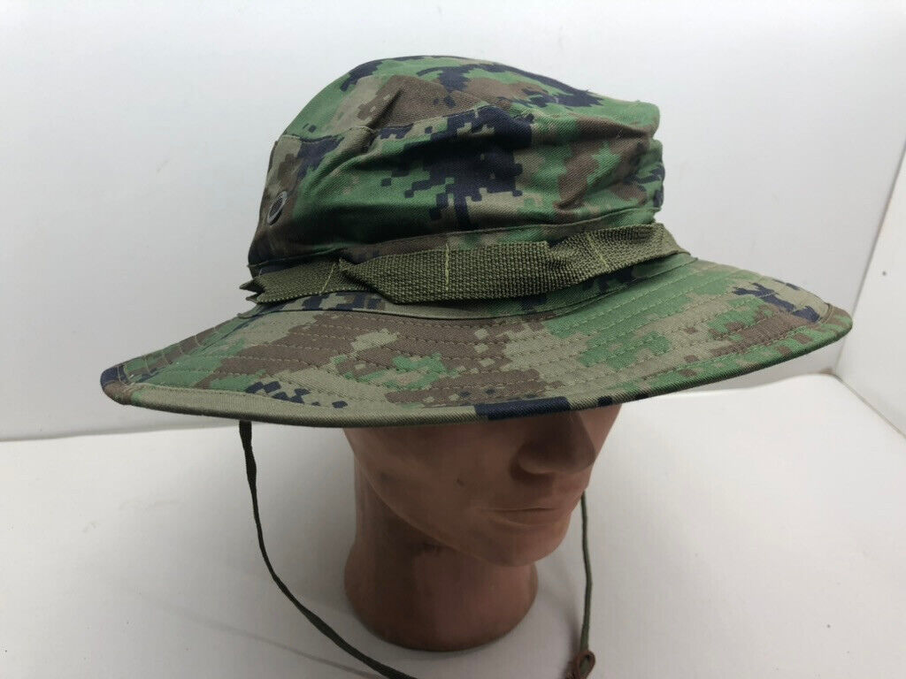 Genuine US Army Digital Jungle Camouflage Boonie Sun Hat Type II - Size 8 - The Militaria Shop