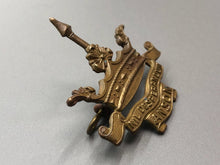 Load image into Gallery viewer, Original WW1 British Army Royal Naval Division Anson Battalion Cap Badge
