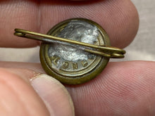 Load image into Gallery viewer, Original British Army King&#39;s Own Scottish Borderers Brass Button Brooch
