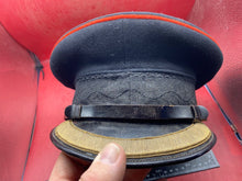 Load image into Gallery viewer, Original Post 1953 British Army High Ranking Officer&#39;s Dress Cap
