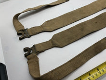 Load image into Gallery viewer, Original WW2 British Army 37 Pattern Canvass L Straps Set
