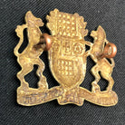 Original WW1 British Army Regimental Cap Badge - Westminster Dragoons T.Y - The Militaria Shop
