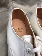 Genuine British Army Women's White Summer Shoes - WW2 Pattern - Size UK 2M - The Militaria Shop