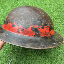 Load image into Gallery viewer, Rare Early WW2 Rolled Edged British Army Helmet - Possibly NFS?
