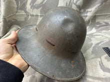 Lade das Bild in den Galerie-Viewer, Original WW2 British Home Front Civillian Zuckerman Helmet - 1941 Dated

