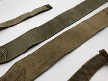 Load image into Gallery viewer, Original WW2 British Army 37 Pattern Canvass L Straps Set
