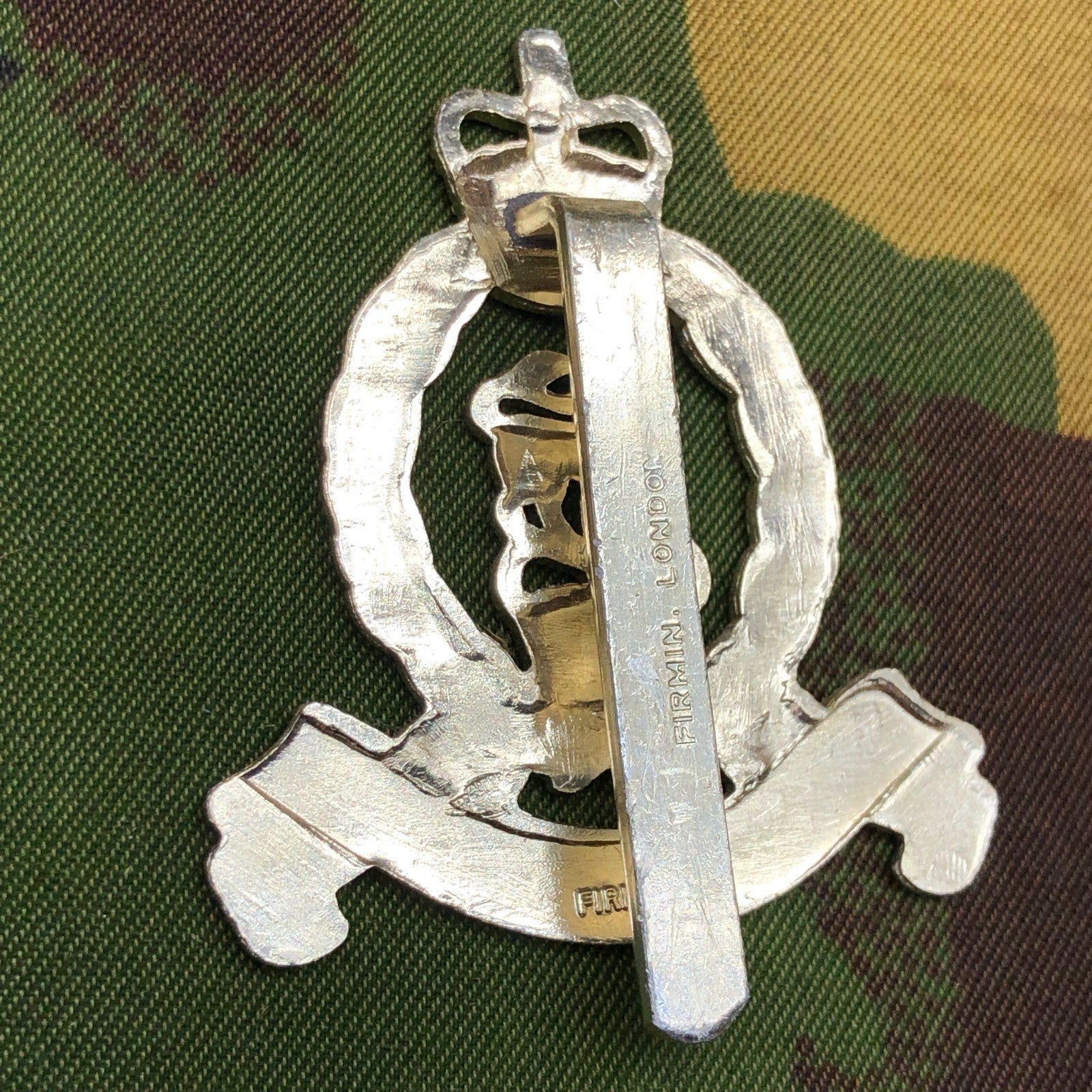 Original British Staybrite Army Cap Badge - Adjutant General's Corps - The Militaria Shop