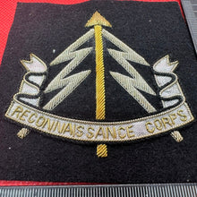 Charger l&#39;image dans la galerie, British Army Bullion Embroidered Blazer Badge - Reconnaissance Corps
