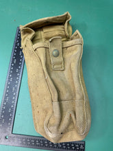 Load image into Gallery viewer, Original WW2 Canadian Army 37 Pattern Bren Pouch - WW2 Dated - Used Condition
