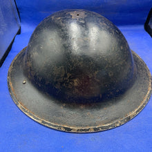 Load image into Gallery viewer, Original British Army Mk2 Combat Helmet - Untouched WW2 Example
