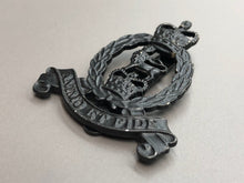 Load image into Gallery viewer, Genuine British Army Adjutant General&#39;s Corps Blackened Cap Badge
