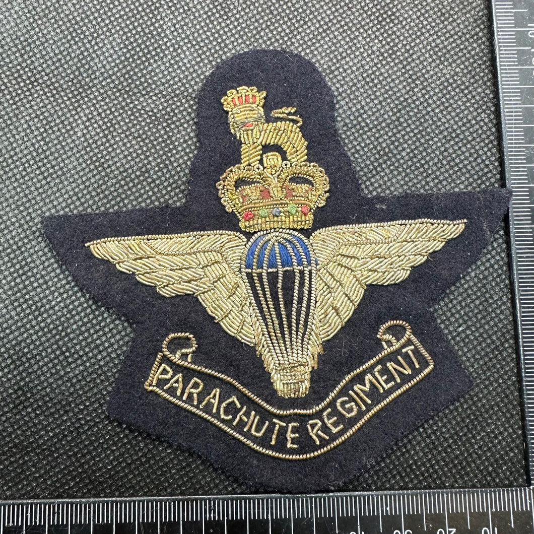 British Army Bullion Embroidered Blazer Badge - Parachute Regiment