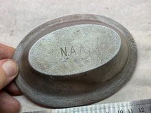 Load image into Gallery viewer, Original WW2 British Army Home Front NAAFI Marked Aluminium Pie Tin
