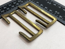 Load image into Gallery viewer, Original WW2 British Army Small Pack / Large Pack Strap Brass Buckles
