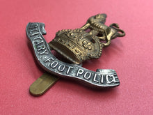 Load image into Gallery viewer, Original WW1 British Army Military Foot Police Cap Badge
