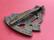 Load image into Gallery viewer, Original WW2 British Army Kings Crown Cap Badge  RAOC Royal Army Ordinance Corps
