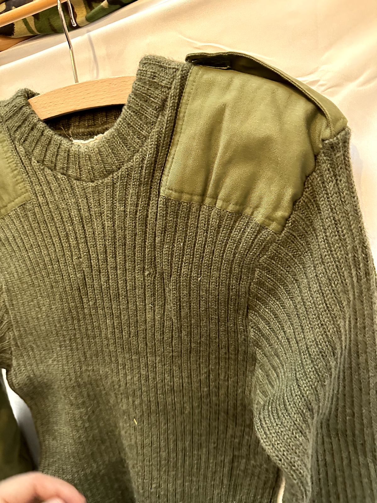 Genuine British Army Commando Heavy Pull Over Jumper - Size 82cm Chest - The Militaria Shop