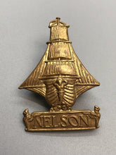 Charger l&#39;image dans la galerie, WW1 British Army Royal Naval Division Nelson Battalion Cap Badge
