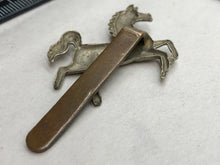 Load image into Gallery viewer, Original WW2 British Army Cap Badge - The West Kent Yeomanry Regiment
