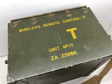 Load image into Gallery viewer, Original WW2 British Army Wireledss Remote Control Unit Box
