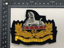 Load image into Gallery viewer, British Army Bullion Embroidered Blazer Badge - Gloucestershire Regiment

