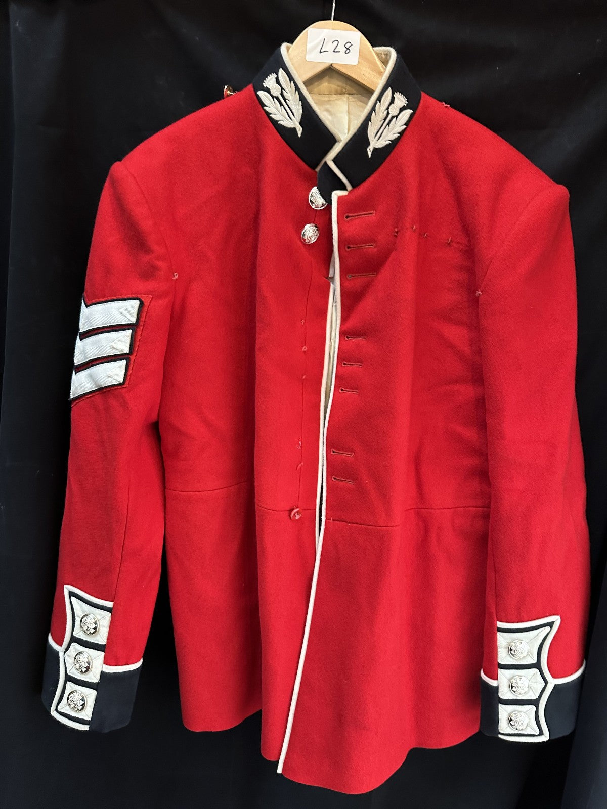Genuine British Army Scots Guards Red Ceremonial Tunic Jacket - 45.5 ...