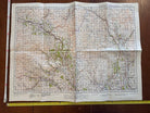 Original WW2 British Army OS Map of Great Britain - Nithsdale & Moffat - The Militaria Shop