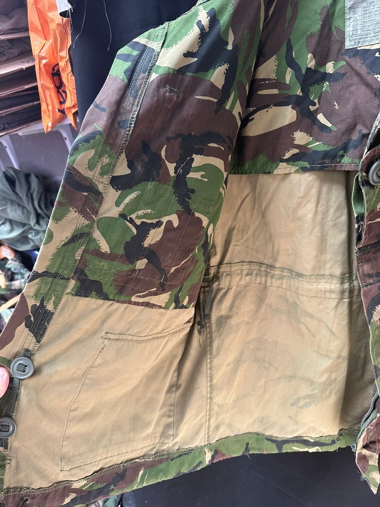 Genuine British Army DPM Camouflaged Combat Field Jacket - Size 160/88 - The Militaria Shop