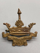 Charger l&#39;image dans la galerie, Original WW1 British Army Royal Naval Division Anson Battalion Cap Badge
