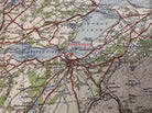 Original WW2 British Army RAF Navy Base Map of Scotland North - The Militaria Shop