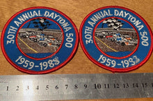 Load image into Gallery viewer, 2 x US 30th ANNUAL DAYTONA 1959-1988 jacket patch / badge. Factory samples ?
